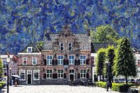 Former hotel Het Raedthuys in Sint-Maartensdijk (art, Van Gogh style)