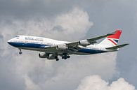 British Airways Boeing 747-400 in Negus livery. van Jaap van den Berg thumbnail