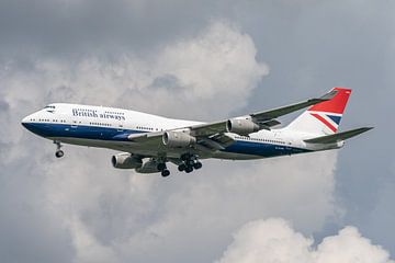 100 ans de British Airways. Ce Boeing 747-400 de British Airways a été peint dans la livrée dite &am sur Jaap van den Berg
