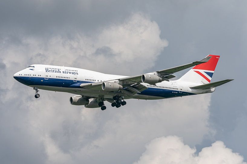 British Airways Boeing 747-400 in Negus livery. van Jaap van den Berg