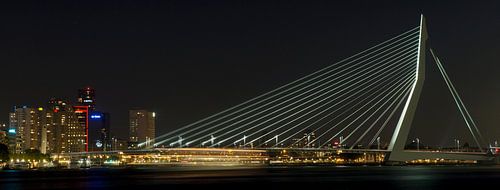 Passing boat in the night by Miranda van Hulst
