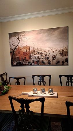 Ice landscape, Hendrik Avercamp