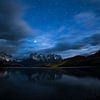 Le lac Pehoe la nuit (1) sur Lennart Verheuvel