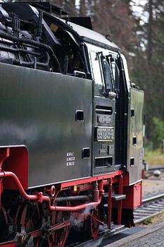 Alte Dampflokomotive I Harz, Deutschland