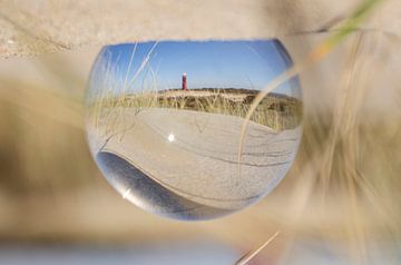 Phare d'Ouddorp en ampoule de verre sur Annelies Cranendonk