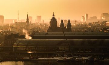 Skyline von Amsterdam von Tom Elst