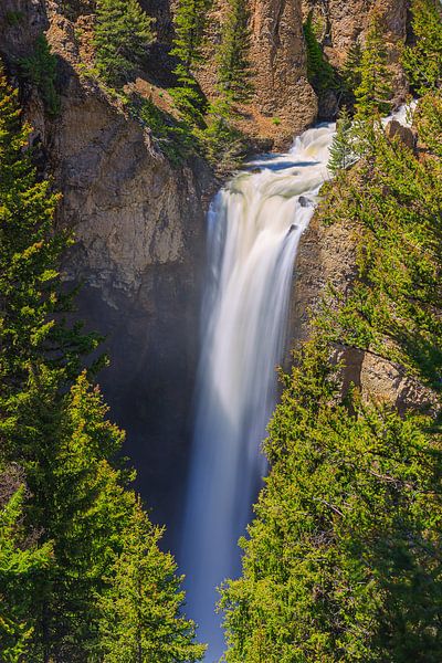 Tower Falls waterfall, Yellowstone N.P, Wyoming by Henk Meijer Photography