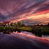 Dreaming sunset in Zaanse Schans by Costas Ganasos
