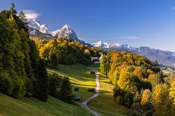 Zugspitzblick in Oberbayern von Achim Thomae