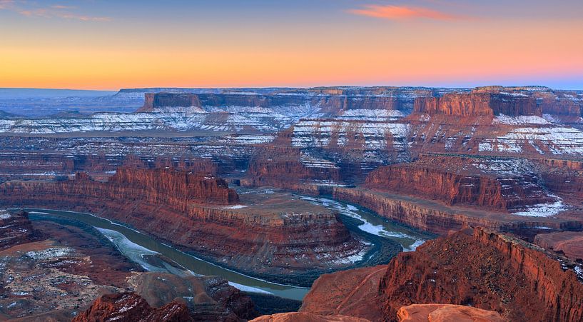 Winter Sunrise Dead Horse Point State Park, Utah by Henk Meijer Photography
