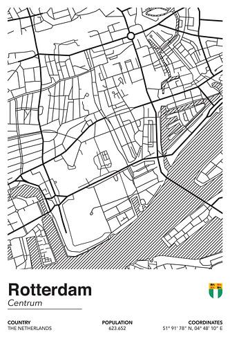 City map Rotterdam II