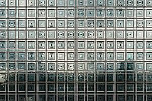 Gevel van het Institut du monde Arabe in Parijs