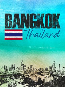 Bangkok van Printed Artings