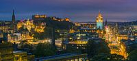 Soirée au-dessus d'Edimbourg, vue de Calton Hill par Henk Meijer Photography Aperçu