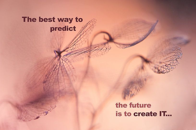 Quote: The best way to predict the future is to create it. von Andrea Gulickx