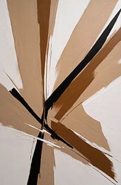 Dynamische monochrome Abstraktion mit Tiefgang von Art & Soul Creations