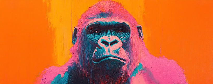 Summer Gorilla by Abstract Painting