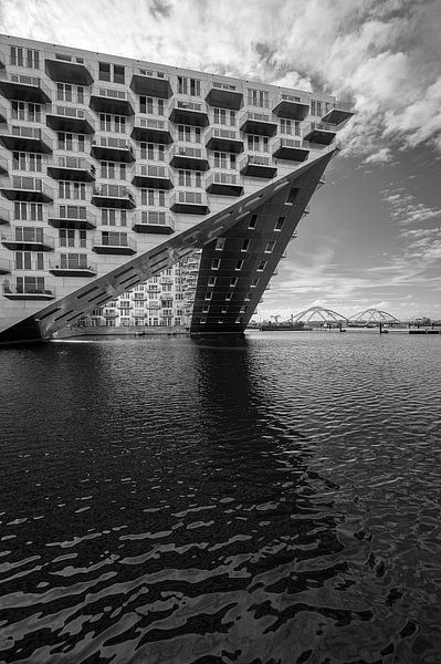 Sluishuis op IJburg in Amsterdam van Peter Bartelings