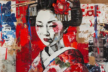 Geisha van Egon Zitter