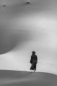 Tuareg in the dunes by Roland Brack