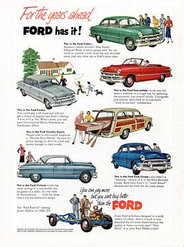 1951 Ford Model Line-up