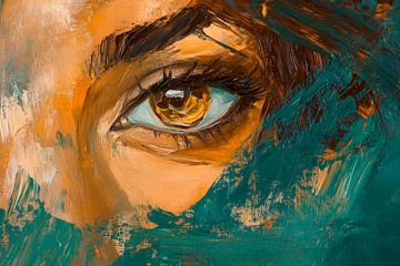 Moment of intensity - play of colours by Poster Art Shop