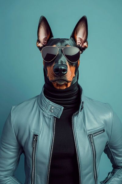 Doberman by Poster Art Shop