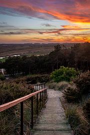 The stairs of Signal post dune by Bram Veerman