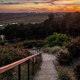 The stairs of Signal post dune by Bram Veerman