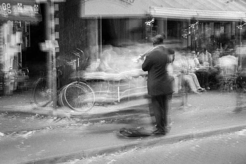 Musicien de rue par Michael Roubos
