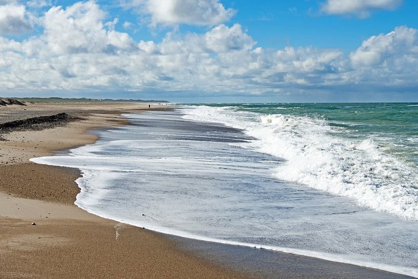 On the beach at Vorupør in Denmark by Katrin May