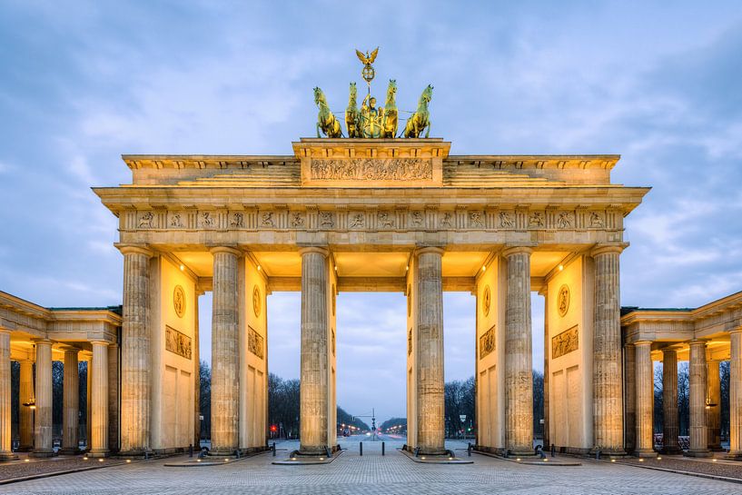 Brandenburg Gate in Berlin by Michael Valjak