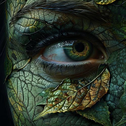 schilderachtig surrealistisch  portret