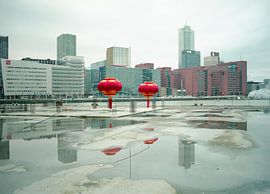 Giant Chinese lanterns in the heart of Rotterdam by Marc-Jan