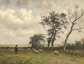 Landschaft in Drenthe, Alphonse Stengelin von Meisterhafte Meister Miniaturansicht