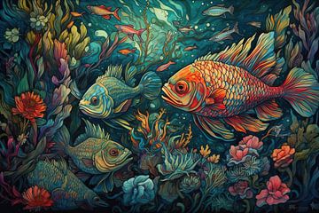 Vissen van ARTEO Schilderijen