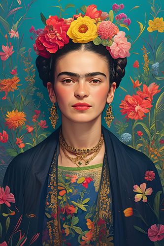 Frida - Indrukwekkend bloemenportret