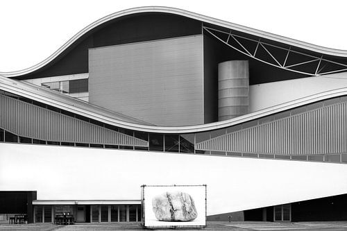 Le Théâtre Chassé de Breda en noir et blanc