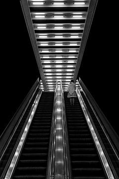 Going up, Antwerp by Wil Crooymans