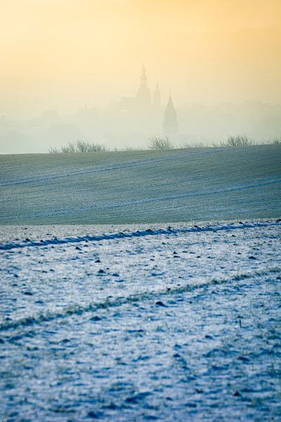 Lutherstadt Eisleben im Winter von Martin Wasilewski
