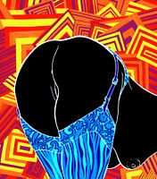 Bending Over (pin-up voorovergebogen)