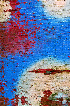 Abstract image: blue – white – red
