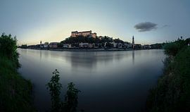 Burghausen an der Salzach von altmodern