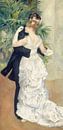 Tanz in der Stadt - Pierre-Auguste Renoir von Meisterhafte Meister Miniaturansicht