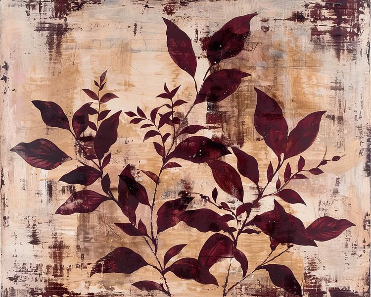 Plants and leaves by Wonderful Art