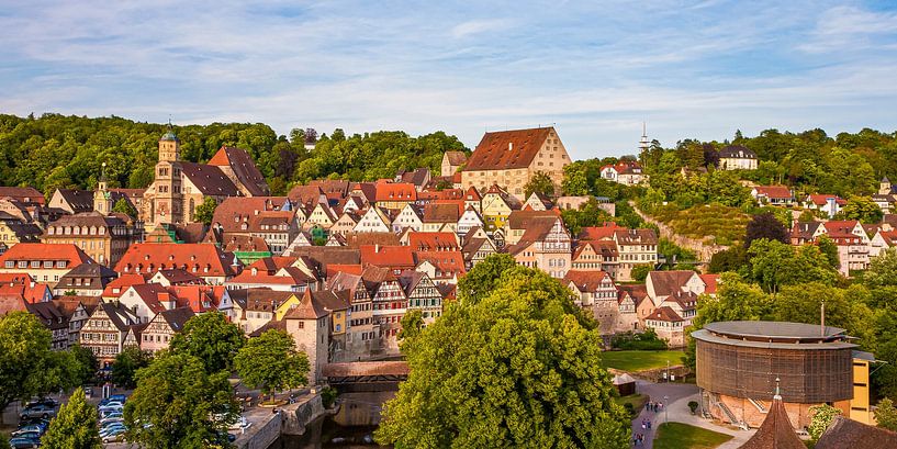 Historic Old Town of Schwäbisch Hall by Werner Dieterich