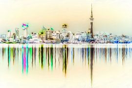 Abstract stad skyline