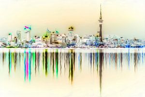Abstract stad skyline