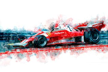Clay Regazzoni No.2, Ferrari by Theodor Decker