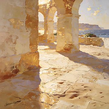 Arches de la mémoire dorée sur Johannas Art Creations